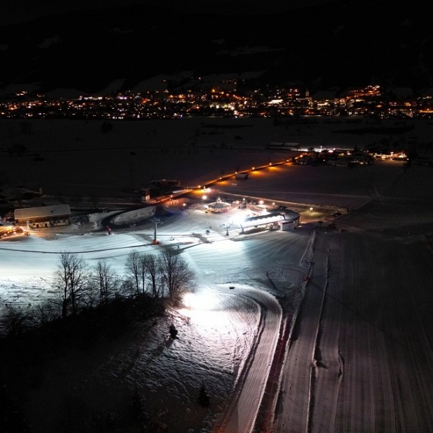 Nachtrodeln mit Blick Radstadt - Fotograf: Familie Hochwimmer